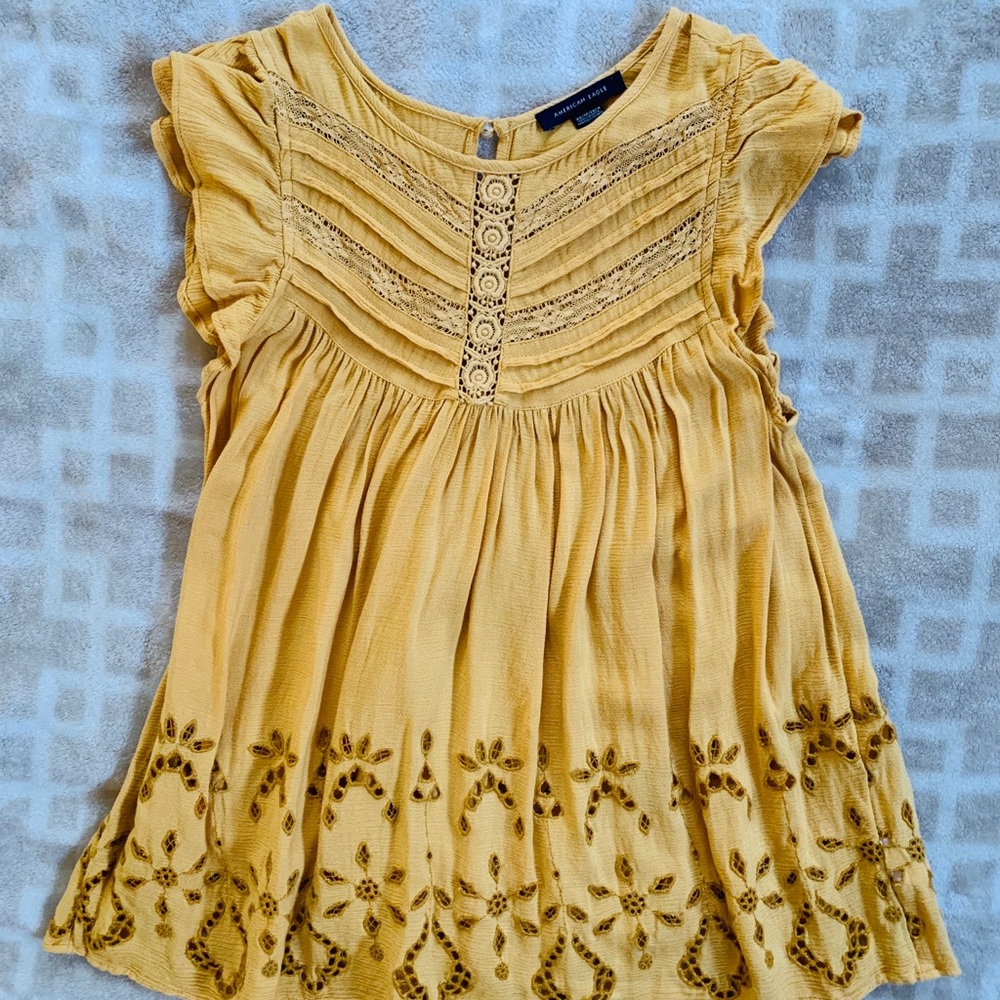 American Eagle, Yellow Blouse